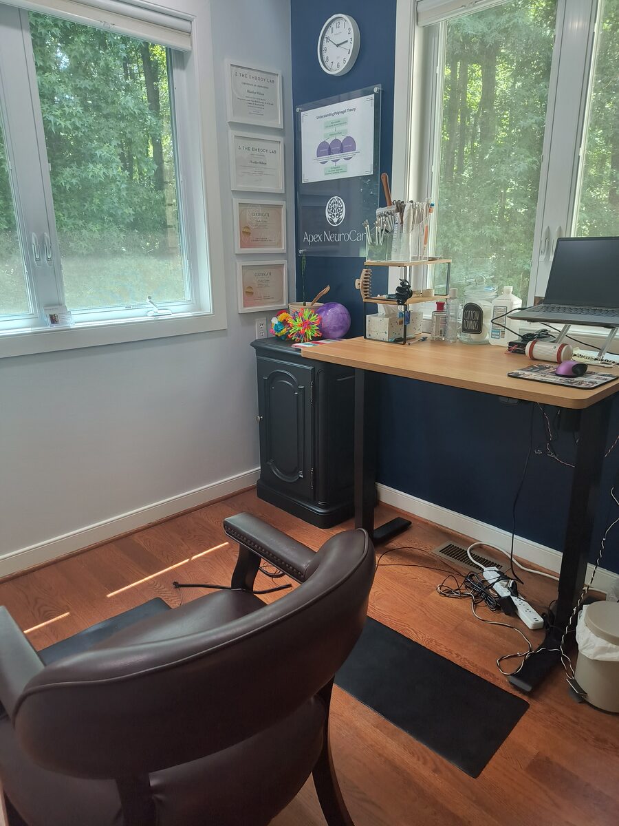 The IASIS Neurofeedback space at Apex NeuroCare